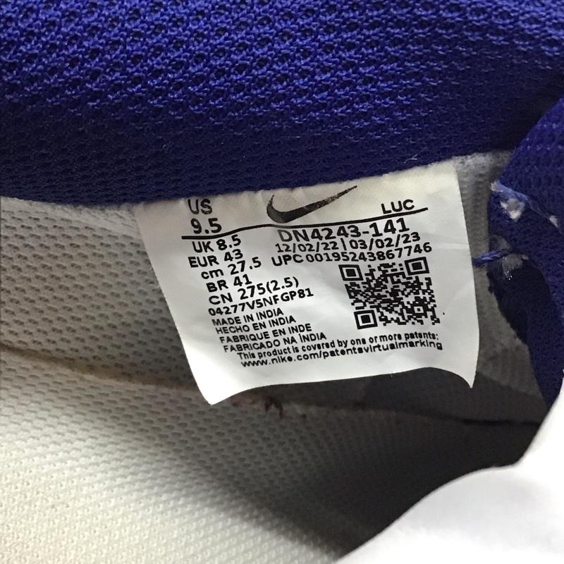 ナイキ NIKE スニーカー スニーカー DN4243-141 COURT VISION LO 27.5cm 27.5cm ロゴ、文字 白 / ホワイト / X 青 / ブルー / X 橙 / オレンジ / メンズ USED 古着 中古 10118771