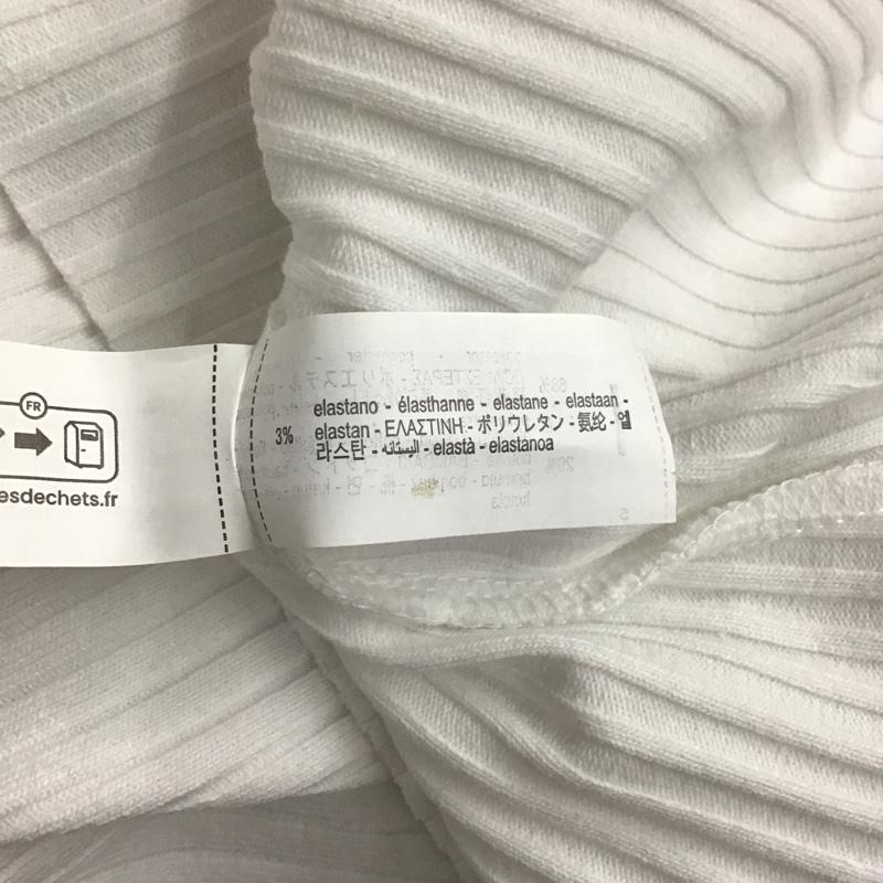 ザラ ZARA スカート ロングスカート ロングスカート フレアスカート ニットスカート S 無地 白 / ホワイト / レディース USED 古着 中古 10125166