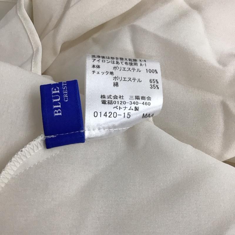 ブルーレーベル・クレストブリッジ BLUE LABEL CRESTBRIDGE シャツ、ブラウス 長袖 55M04-821-03 ナチュラルローンブラウス 38 無地 白 / ホワイト / レディース USED 古着 中古 10129855