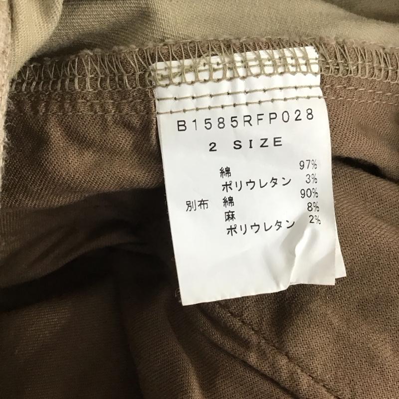 フラボア FRAPBOIS パンツ ワークパンツ、ペインターパンツ ワークパンツ ワイドパンツ カジュアルパンツ 2 無地 ベージュ / ベージュ / メンズ USED 古着 中古 10128769