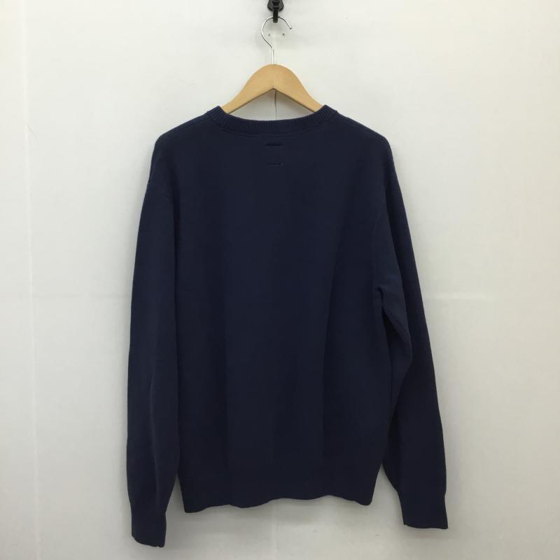 バンズ VANS ニット、セーター 長袖 VANS ニット VN000059LKZ1 L 総柄 紺 / ネイビー / メンズ USED 古着 中古 10124621