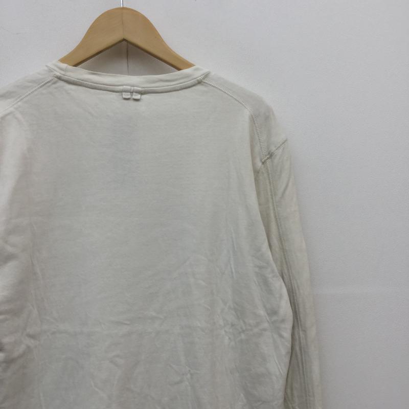 ディーゼル DIESEL Tシャツ 長袖 M ロゴ、文字 白 / ホワイト / X 青 / ブルー / X 赤 / レッド / メンズ USED 古着 中古 10034601
