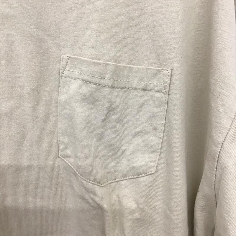 フリークスストア FREAK S STORE Tシャツ 半袖 半袖カットソー 無地Tシャツ クルーネックカットソー XL 無地 ベージュ / ベージュ / メンズ USED 古着 中古 10137229