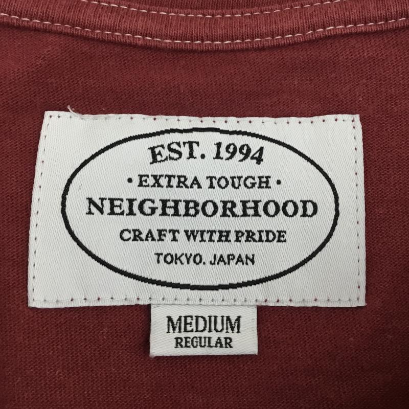 ネイバーフッド NEIGHBORHOOD Tシャツ 半袖 M ロゴ、文字 赤 / レッド / メンズ USED 古着 中古 10065338