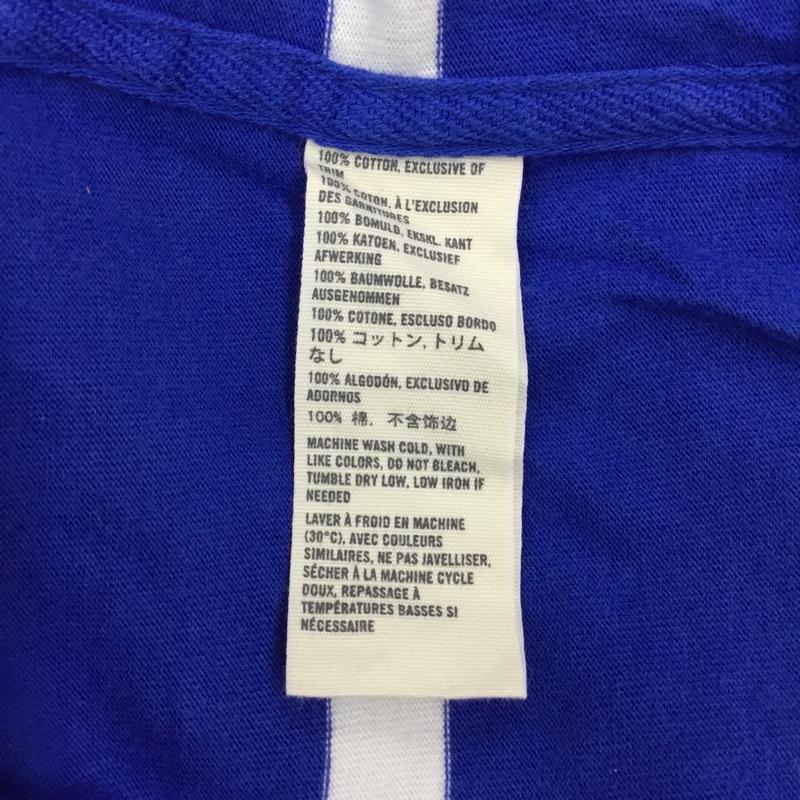アバクロンビーアンドフィッチ ABERCROMBIE&FITCH ポロシャツ 半袖 半袖ポロシャツ カラーシャツ 半袖カットソー L ボーダー柄 白 / ホワイト / X 青 / ブルー / メンズ USED 古着 中古 10109298