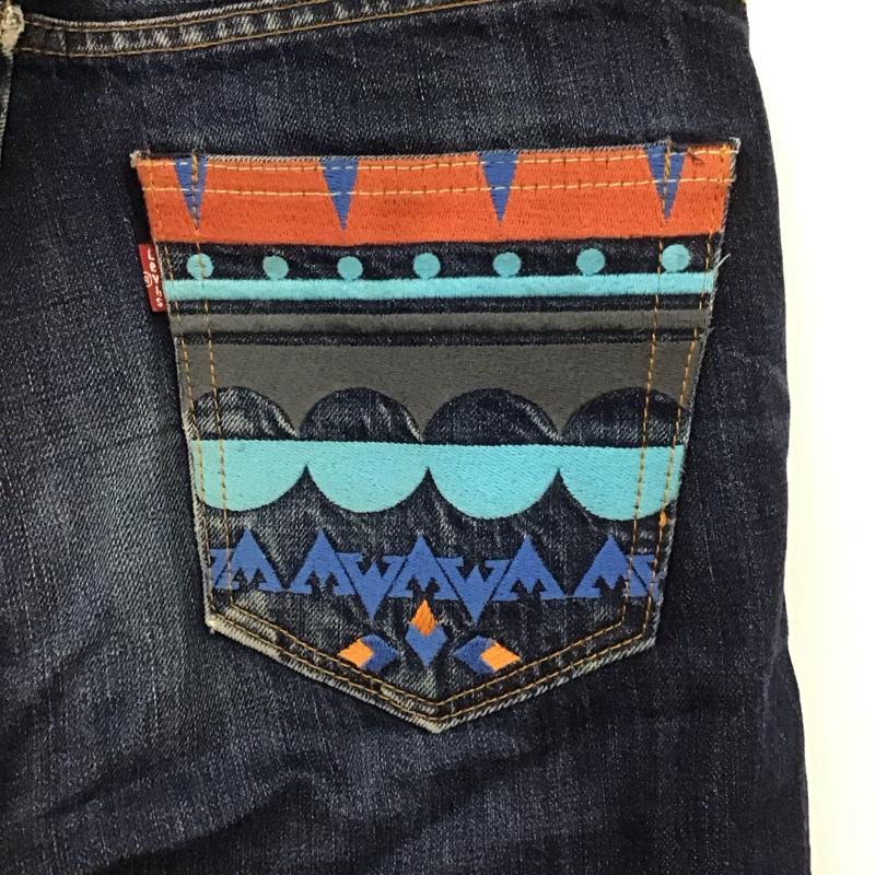リーバイストラウスアンドコー Levi Strauss & co. パンツ デニム、ジーンズ デニムパンツ ワイドパンツ カジュアルパンツ Gパン 30インチ 無地 インディゴ / インディゴ /  メンズ USED 古着 中古 10128631