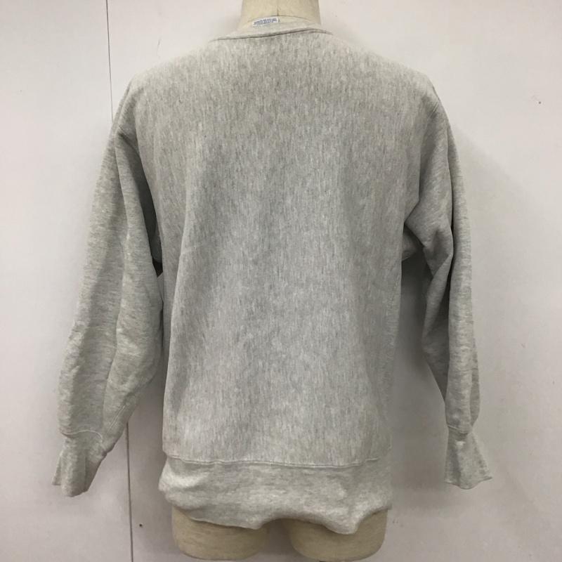 チャンピオン Champion トレーナー 長袖 REVERSE WEAVE スウェット 90年代 L ロゴ、文字 灰 / グレー / メンズ USED 古着 中古 10107924