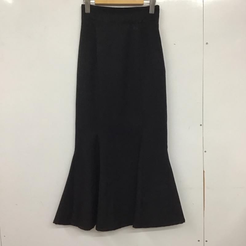 ムルーア MURUA スカート ロングスカート 012220801501 マーメイドスカート 2 無地 黒 / ブラック / レディース USED 古着 中古 10136505