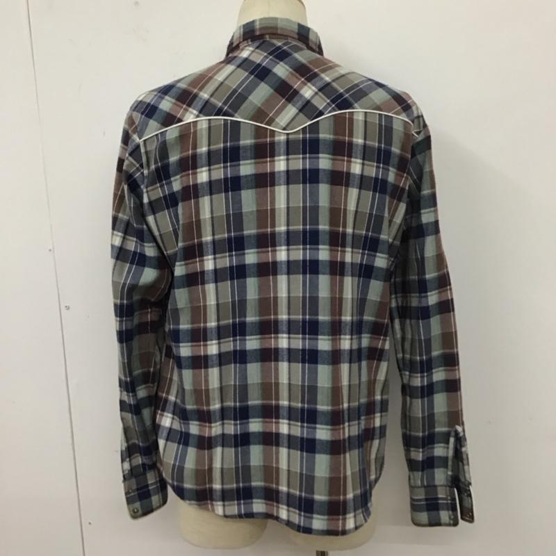 アベイシングエイプ A BATHING APE シャツ、ブラウス 長袖 長袖シャツ カラーシャツ ポケットシャツ 長袖カットソー チェックシャツ 初期 M チェック マルチカラー / マルチカラー /  メンズ USED 古着 中古 10110806