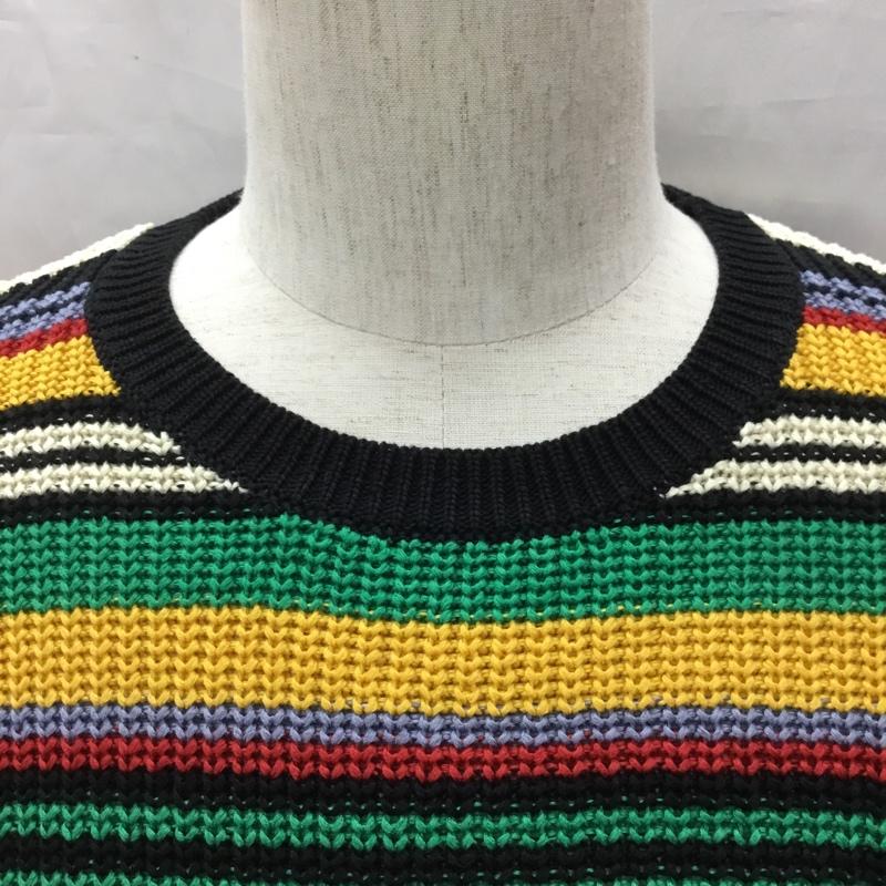 シュプリーム Supreme ニット、セーター 長袖 20aw StaticSweater ニット セーター ボーダー 長袖ニットカットソー L ボーダー柄 マルチカラー / マルチカラー / メンズ USED 古着 中古 10114800