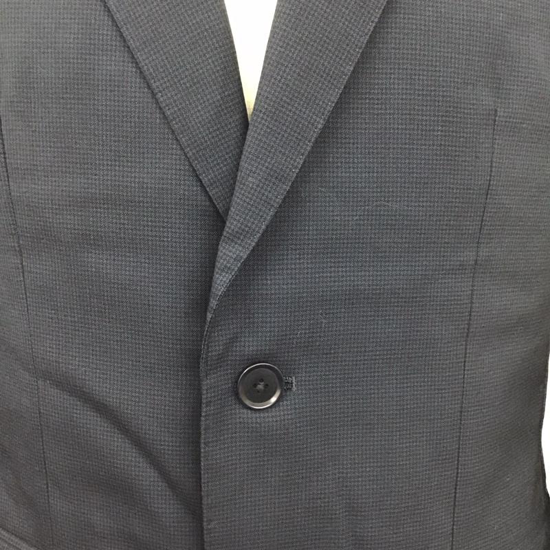 グリーンレーベルリラクシング green label relaxing セットアップ セットアップ セットアップ 長袖ジャケット スラックスパンツ 2点セット 44 チェック 紺 / ネイビー / メンズ USED 古着 中古 10130678