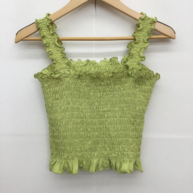 ダブルクローゼット w closet ベスト ベスト FREE 無地 緑 / グリーン / レディース USED 古着 中古 10128105