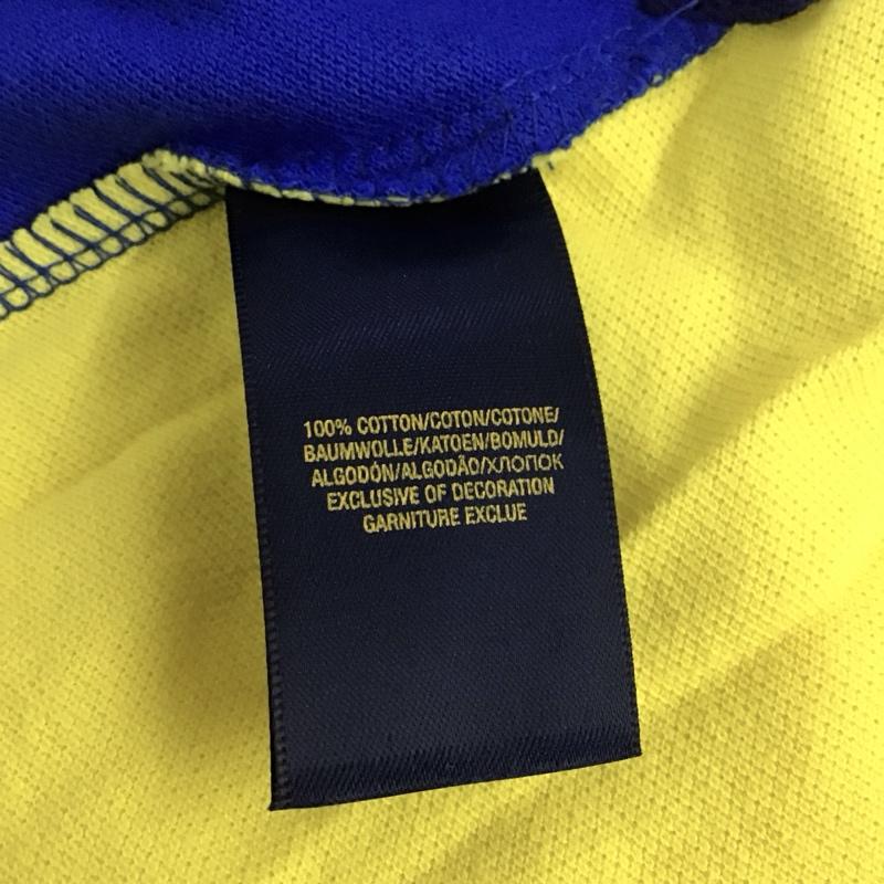 ポロラルフローレン POLO RALPH LAUREN ポロシャツ 半袖 半袖ポロシャツ カラーシャツ 半袖カットソー XL ロゴ、文字 青 / ブルー / メンズ USED 古着 中古 10141225