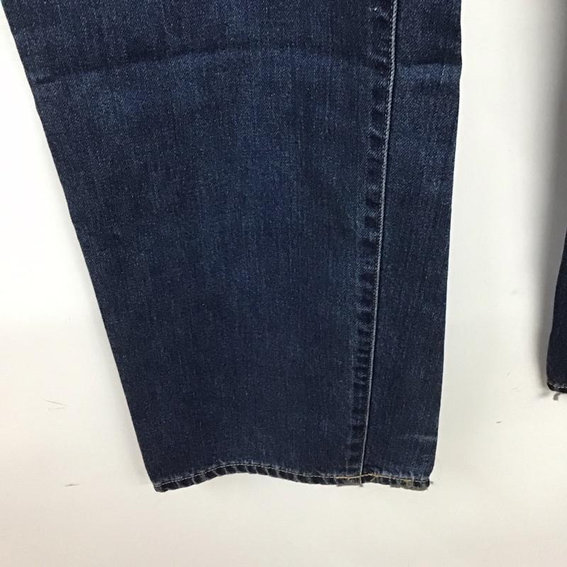 アベイシングエイプ A BATHING APE パンツ デニム、ジーンズ スターペイントデニム XL ワンポイント 青 / ブルー / メンズ USED 古着 中古 10139516