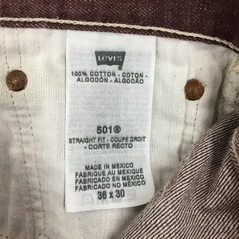 リーバイストラウスアンドコー Levi Strauss & co. パンツ ショートパンツ ショートパンツ ハーフパンツ カジュアルパンツ デニムパンツ 36 無地 えんじ / ワインレッド / メンズ USED 古着 中古 10108749