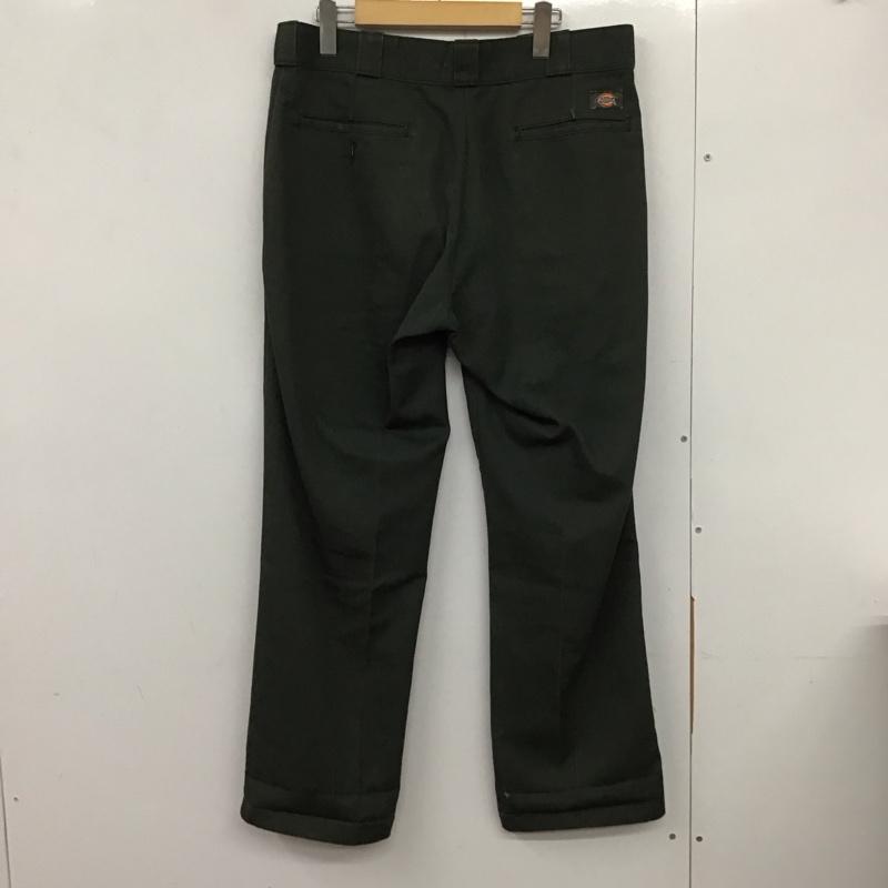 ディッキーズ Dickies パンツ ワークパンツ、ペインターパンツ ワークパンツ ワイドパンツ カジュアルパンツ 34 無地 カーキ / カーキ / メンズ USED 古着 中古 10133519