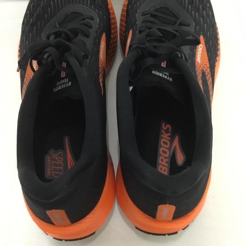 ブルックス BROOKS スニーカー スニーカー 1103391D064 ランニングシューズ ハイペリオンテンポ 29cm 29.0cm ロゴ、文字 黒 / ブラック / X 橙 / オレンジ / メンズ USED 古着 中古 10133897