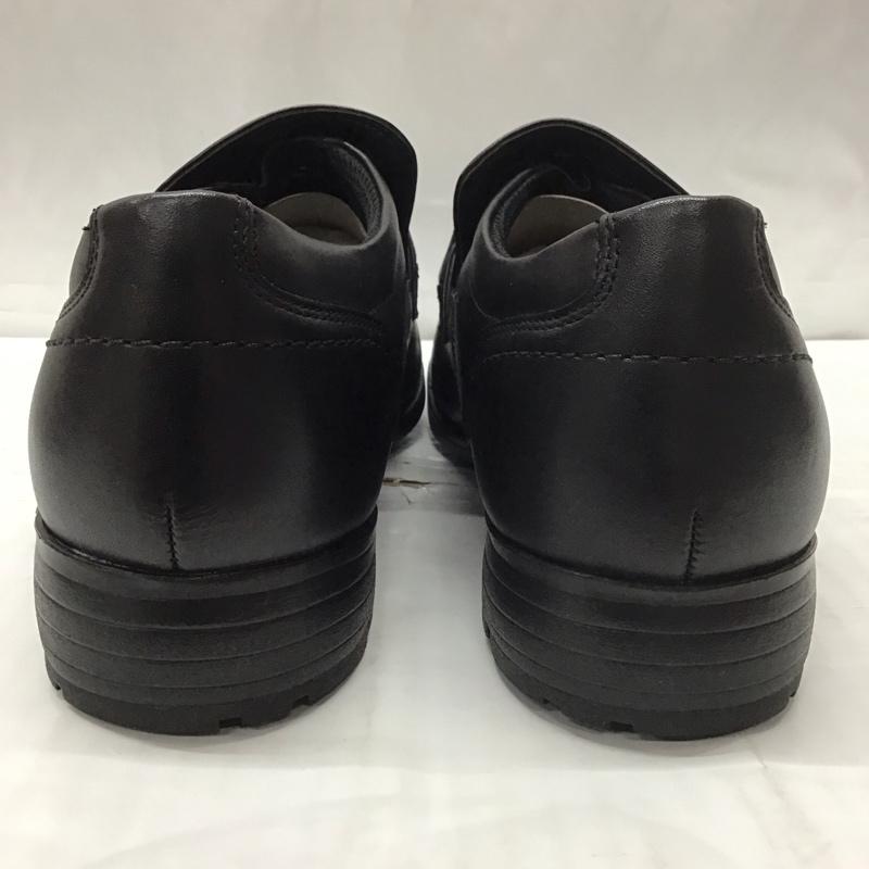 アシックス ASICS 革靴 革靴 TU-7026 texcy luxe ビットスリッポン 箱有 25.5cm 25.5cm 無地 黒 / ブラック / メンズ USED 古着 中古 10111740