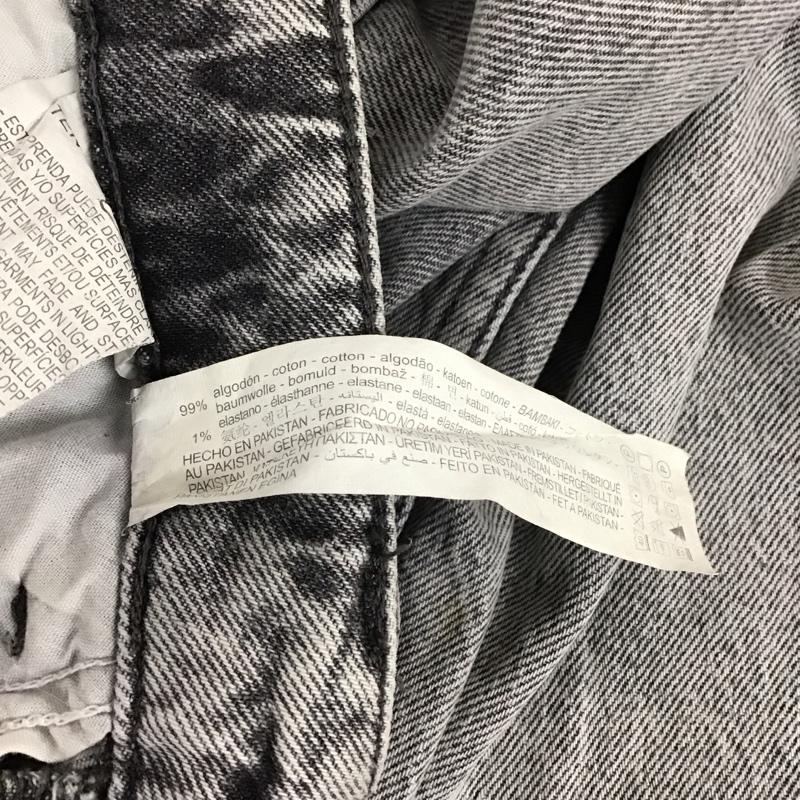 ザラ ZARA パンツ デニム、ジーンズ 7223 222 802 ストレッチ 無地 黒 / ブラック / レディース USED 古着 中古 10111446