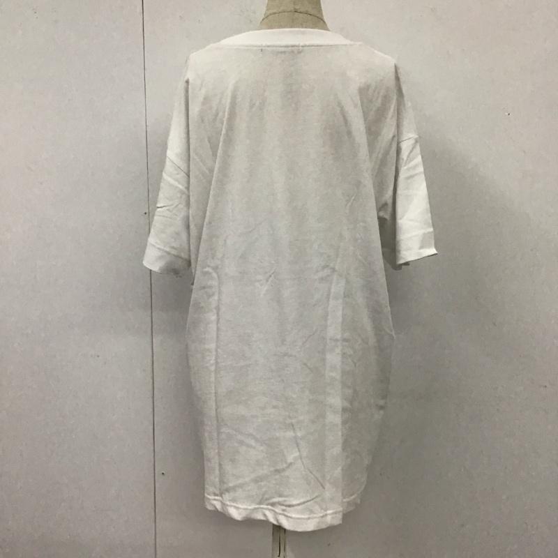 ジャーナルスタンダード JOURNAL STANDARD Tシャツ 半袖 24-070-400-9150-2-0 センテンスロゴTシャツ ロゴ、文字 白 / ホワイト / レディース USED 古着 中古 10115082