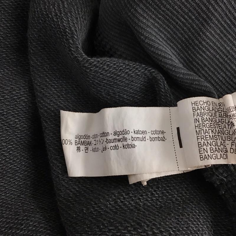 ザラ ZARA カットソー 半袖 半袖カットソー プリントTシャツ クルーネックカットソー L 無地 灰 / グレー / レディース USED 古着 中古 10123745
