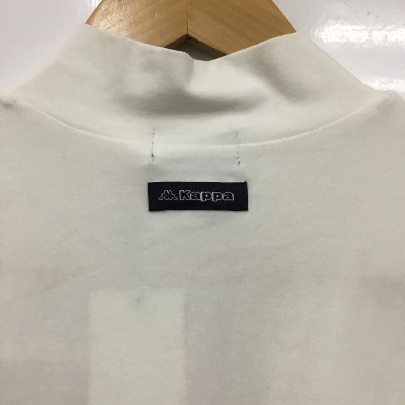 カッパ Kappa Tシャツ 長袖 KG962LS75 ハイネック ゴルフウェア M ワンポイント 白 / ホワイト / レディース USED 古着 中古 10136514