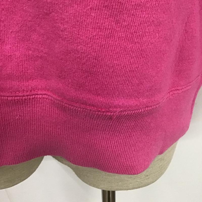 チャンピオン Champion トレーナー 長袖 長袖トレーナー スウェット リブ クルーネックカットソー 古着 90s L ロゴ、文字 桃 / ピンク / メンズ USED 古着 中古 10105573