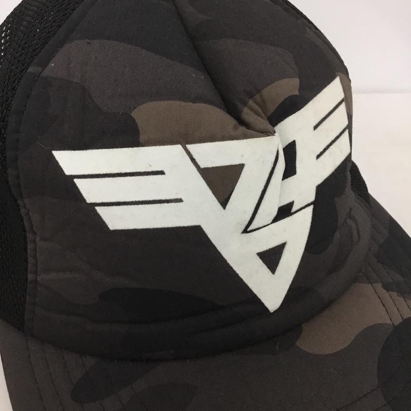 アベイシングエイプ A BATHING APE 帽子 キャップ メッシュキャップ BAPE ロゴ、文字 黒 / ブラック / メンズ USED 古着 中古 10143287