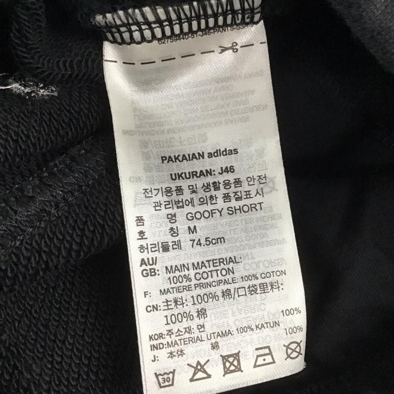 アディダス adidas パンツ ショートパンツ gp6479 ディズニースウェットショーツ ハーフパンツ M ロゴ、文字 黒 / ブラック / メンズ USED 古着 中古 10139779