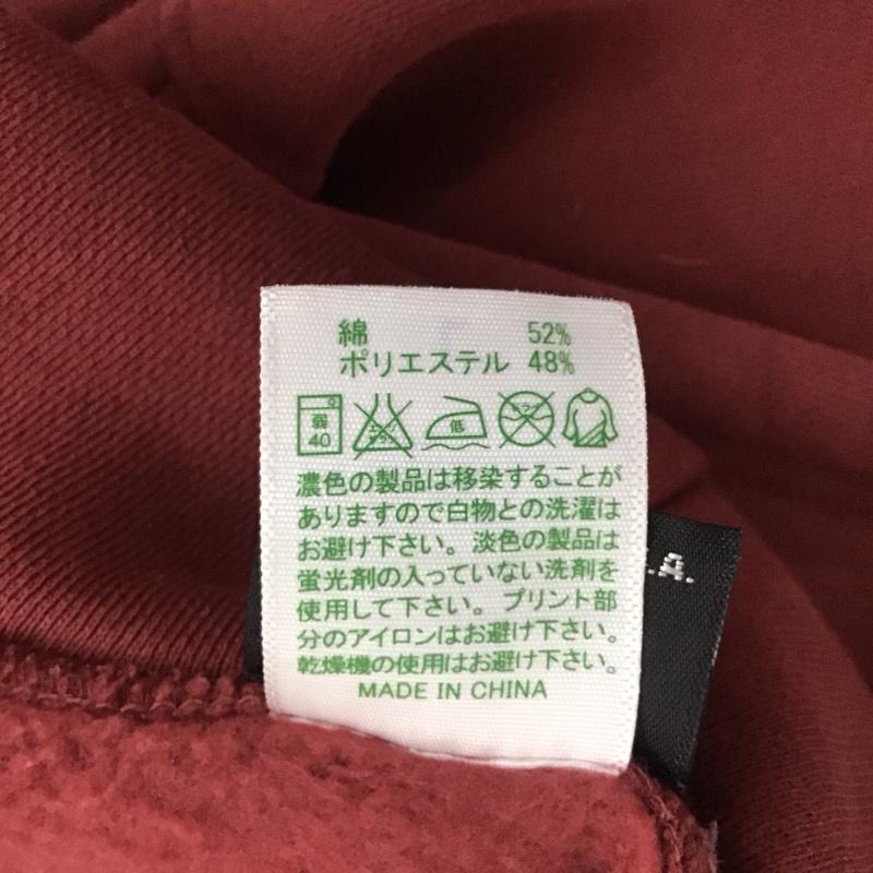 ワイルドシングス WILD THINGS パーカー 長袖 長袖パーカー フード付きパーカー プリントスウェット トレーナー L プリント 赤 / レッド / メンズ USED 古着 中古 10109842