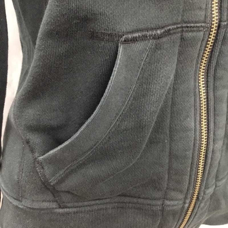 ラルフローレン RALPHLAUREN パーカー 長袖 KK-RL-KA7550 ジップアップ M ワンポイント 黒 / ブラック / レディース USED 古着 中古 10107473