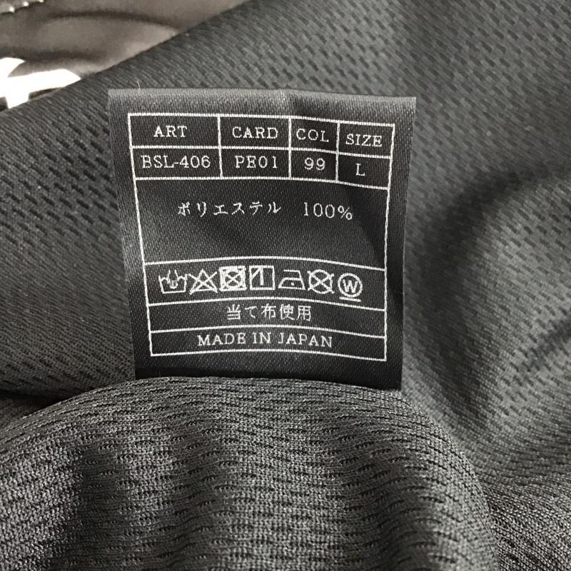エーケーエム AKM パーカー 長袖 bsl-406 ラグスポ DIAGONALLOGOPULLBREAKER ジップアップパーカー L ロゴ、文字 黒 / ブラック / X 白 / ホワイト / メンズ USED 古着 中古 10119695