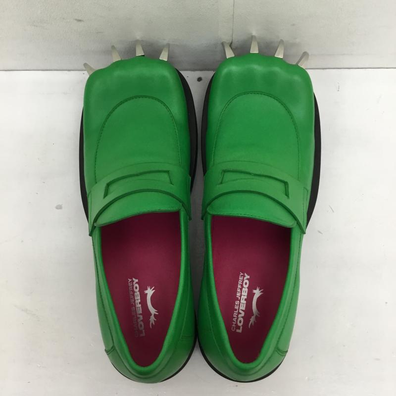 ユーズドクロージング used clothes ローファー ローファー LOVERBOY 26.5cm 無地 緑 / グリーン / メンズ USED 古着 中古 10129987