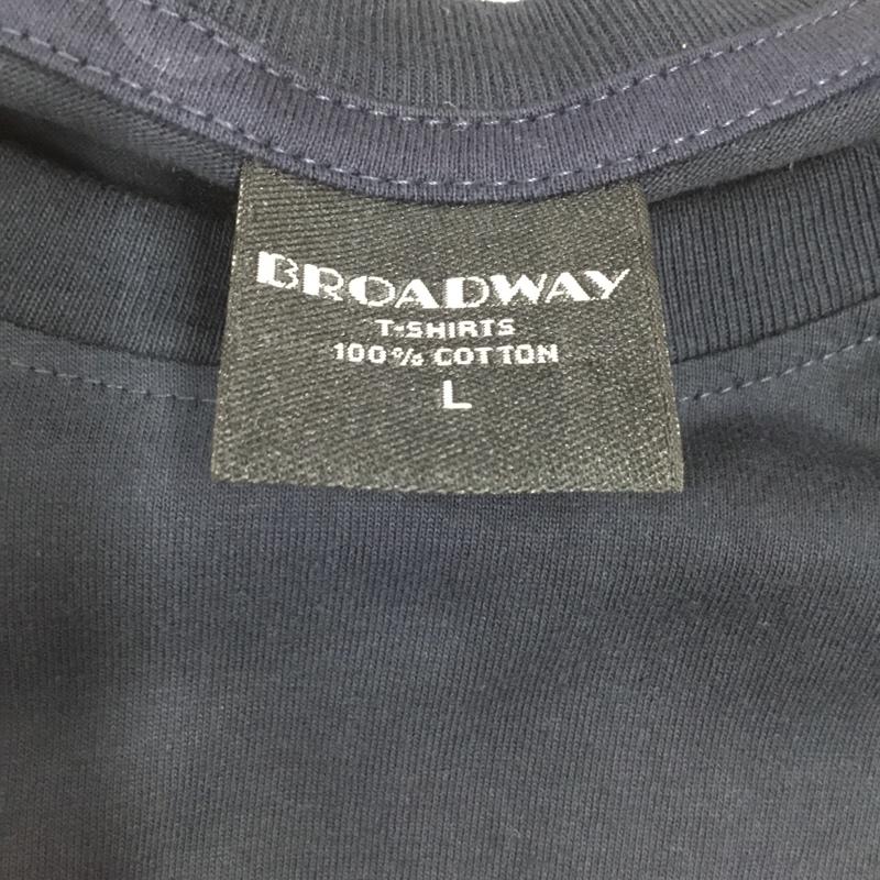 古着 USED Tシャツ 半袖 半袖カットソー プリントTシャツ クルーネックカットソー バンドTシャツ L プリント 紺 / ネイビー / メンズ USED 古着 中古 10106930