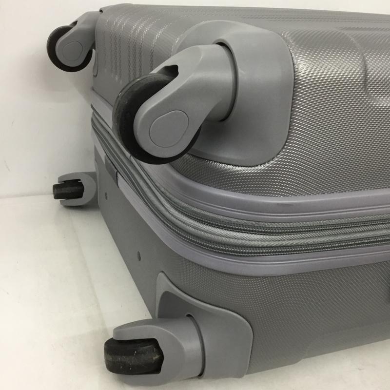 レジェンドウォーカー LEGEND WALKER スーツケース、トランク スーツケース、トランク 5082-55 エンボス加工ファスナータイプスーツケース キャリーケース 無地 銀 / シルバー / メンズ USED 古着 中古 10132265