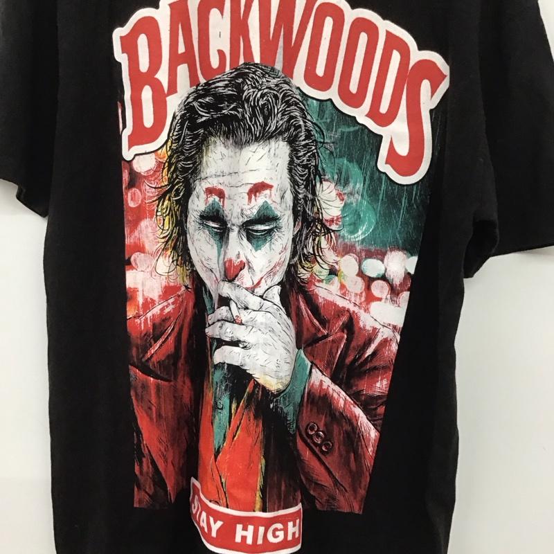 古着 USED Tシャツ 半袖 半袖カットソー プリントTシャツ クルーネックカットソー 古着 L プリント 黒 / ブラック / メンズ USED 古着 中古 10138893