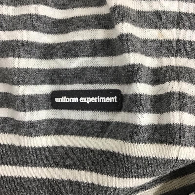 ユニフォームエクスペリメント uniform experiment カーディガン 長袖 長袖カーディガン 長袖カットソー ノーカラージャケット 前開カーディガン 3 ボーダー柄 マルチカラー / マルチカラー / メンズ USED 古着 中古 10114709