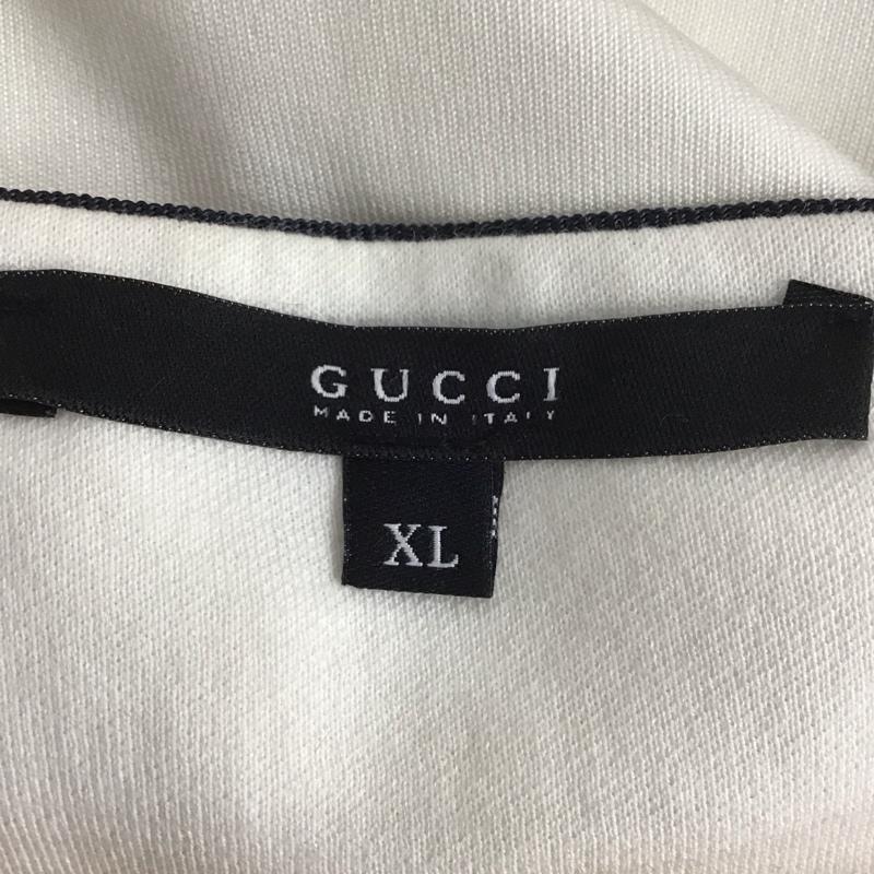 グッチ GUCCI カットソー 半袖 XL 無地 白 / ホワイト / レディース USED 古着 中古 10133313