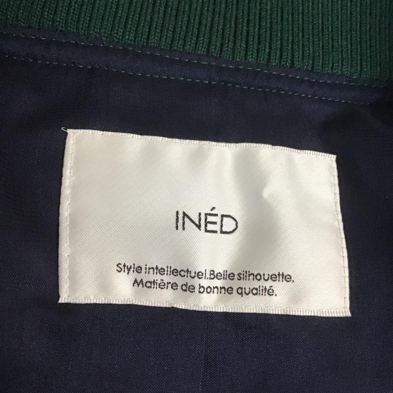 イネド INED ジャケット、上着 ジャンパー、ブルゾン 71-73144009 シャーリング 無地 緑 / グリーン / レディース USED 古着 中古 10108293