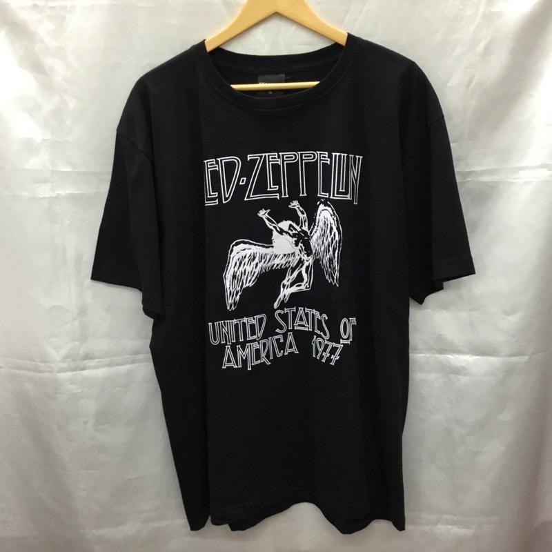 古着 USED Tシャツ 半袖 半袖カットソー プリントTシャツ クルーネックカットソー バンドTシャツ XL プリント 黒 / ブラック / メンズ USED 古着 中古 10106904