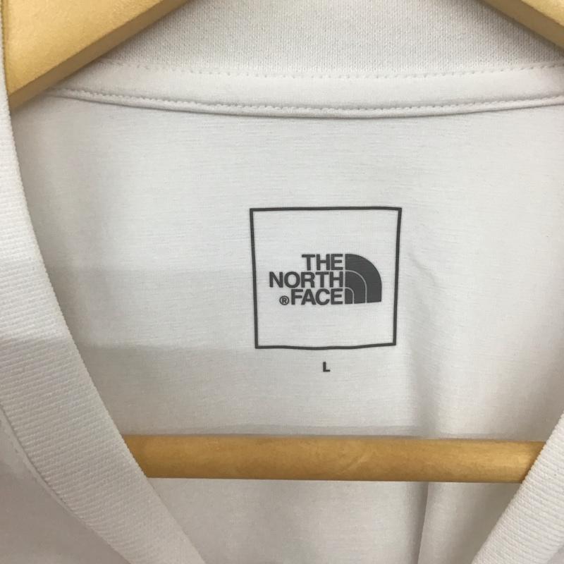 ザノースフェイス THE NORTH FACE カットソー 長袖 nt12341 長袖カットソー プリントTシャツ クルーネックカットソー L 無地 白 / ホワイト / メンズ USED 古着 中古 10136566