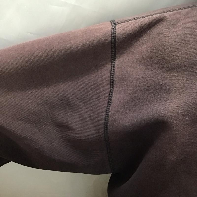 カーハート Carhartt パーカー 長袖 長袖パーカー フード付きパーカー プリントスウェット トレーナー フェード M 無地 茶 / ブラウン /  メンズ USED 古着 中古 10120541