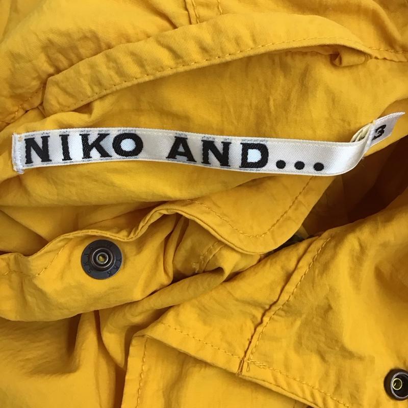 ニコアンド niko and... ジャケット、上着 ジャケット、ブレザー TR75DJ03SW ナイロンジャケット 3 無地 黄 / イエロー / レディース USED 古着 中古 10123195