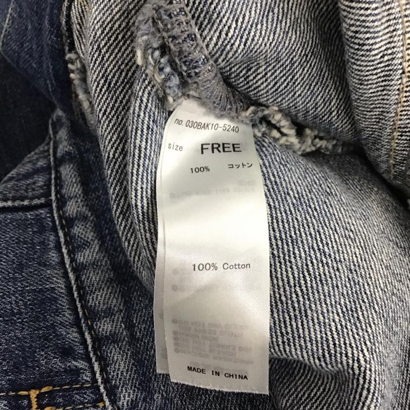 スライ SLY ジャケット、上着 ジャケット、ブレザー 030BAK10-5240 ジージャン デニムジャケット ドルマンスリーブ FREE 無地 青 / ブルー / レディース USED 古着 中古 10109693