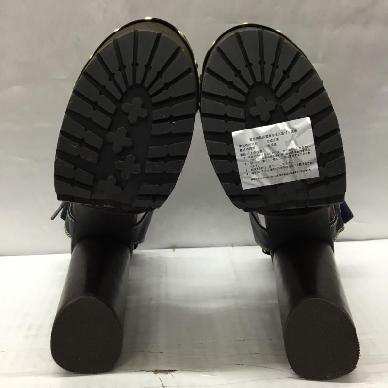 ヨースケ YOSUKE サンダル サンダル 2601028 厚底 プラットフォーム 24.5cm 24.5cm 無地 茶 / ブラウン / X 紺 / ネイビー / X ベージュ / ベージュ / X カーキ / カーキ / レディース USED 古着 中古 10109204