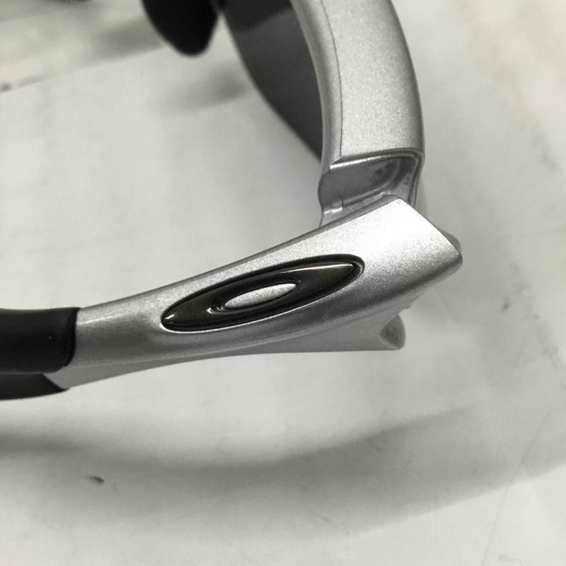 オークリー OAKLEY めがね・サングラス サングラス OO9153-02 スポーツサングラス HALF JACKET2.0 ロゴ、文字 銀 / シルバー / X 黒 / ブラック / メンズ USED 古着 中古 10108219