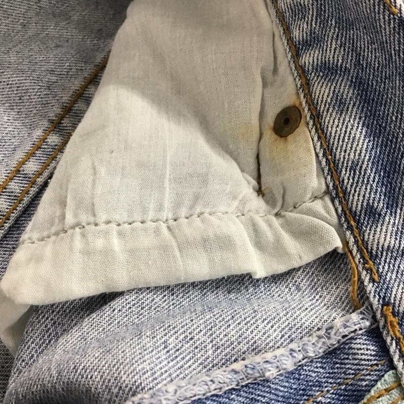 トミー ジーンズ TOMMY JEANS パンツ ショートパンツ デニムショートパンツ 90s 36 無地 水色 / ライトブルー / メンズ USED 古着 中古 10129923