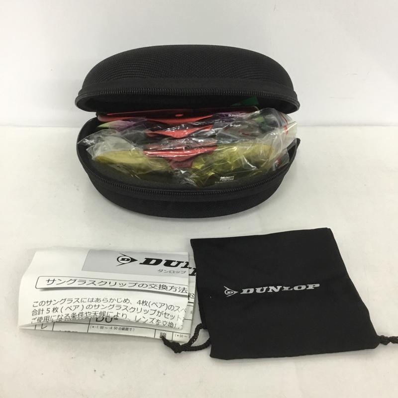 ダンロップ DUNLOP めがね・サングラス サングラス DU-010 スポーツサングラス ミラーレンズ ロゴ、文字 赤 / レッド / メンズ USED 古着 中古 10140444