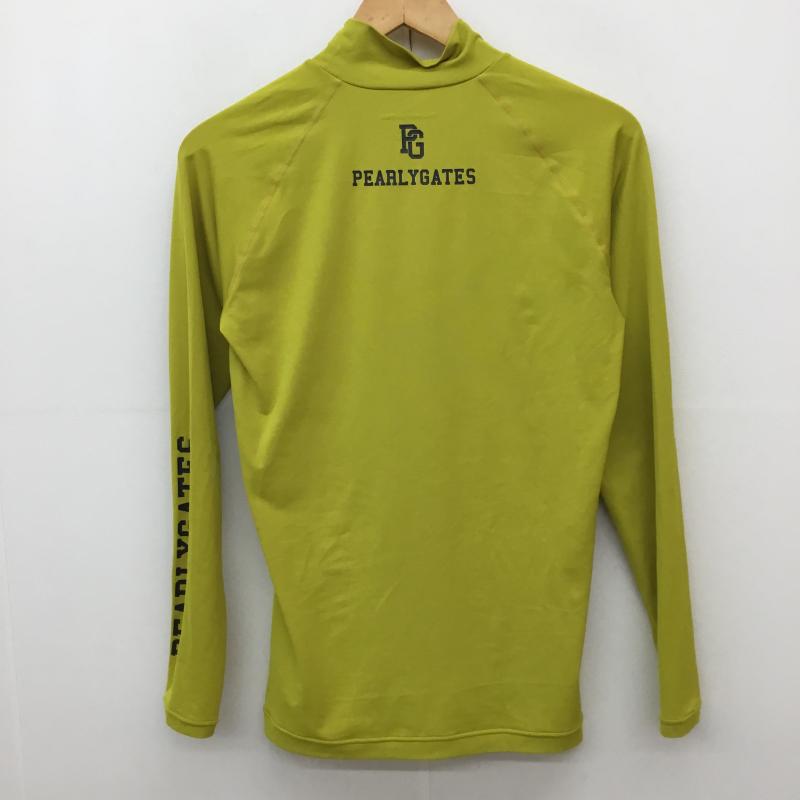 パーリーゲイツ PEARLY GATES カットソー 長袖 フレサーモ 053-266130 4 ロゴ、文字 マスタード / マスタード / メンズ USED 古着 中古 10137751