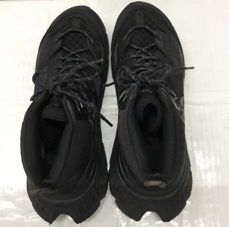 ホカオネオネ HOKA ONEONE スニーカー スニーカー 1113510 TENNINE HIKE GORE-TEX ハイキングブーツ 27cm 27.0cm ロゴ、文字 黒 / ブラック / メンズ USED 古着 中古 10106263